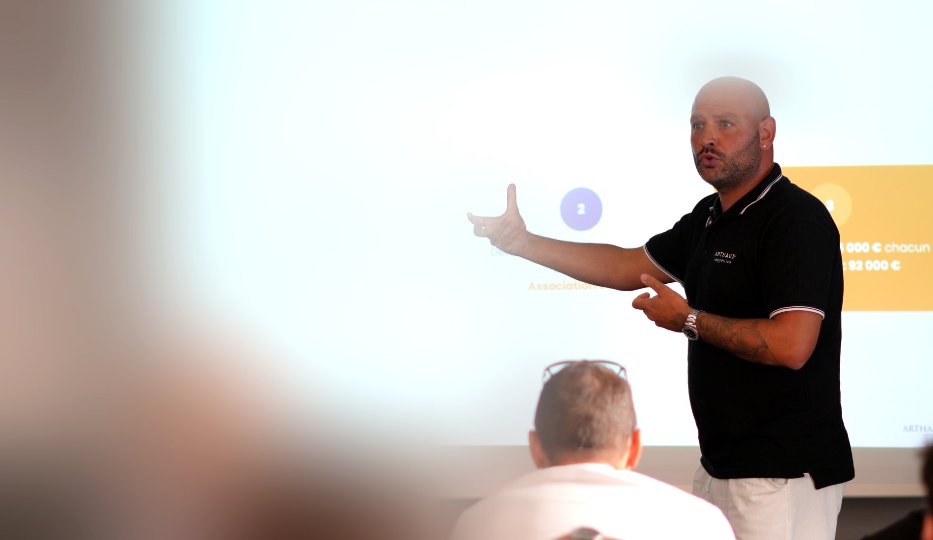 Joseph Anastasio en conférence — Arthaud Immobilier